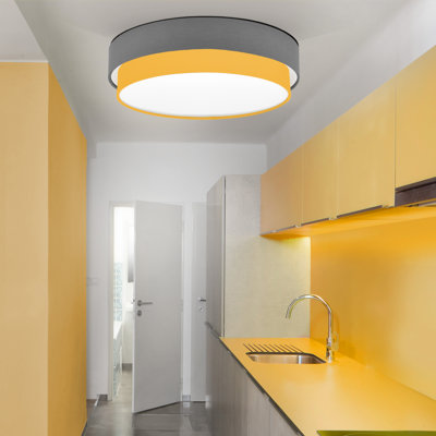 Avory Fabric Flush Mount