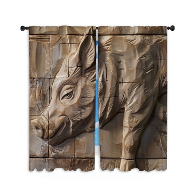 Narfi Room Darkening Curtain Pair