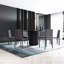Table de salle à manger noire tendance avec placage de chêne, 47,2 po x 47,2 po x 29,5 po, base fabriquée à la main pour le café