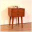 Modern Nightstand with 2-Drawers, Compact Side Table for Efficient Storage and Stylish Home Decor-129409674