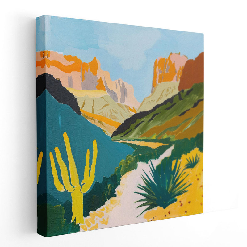 «A Scenic View II», reproduction d'art sur toile, H 12 po x l 12 po