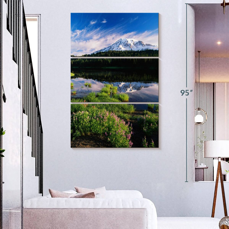 Alvord Mt. Rainier Spring Meadows, 32" H x 20" W