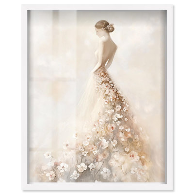 Dreamscape of Ivory II Shadowbox Print Fashion Decor by Art Remedy