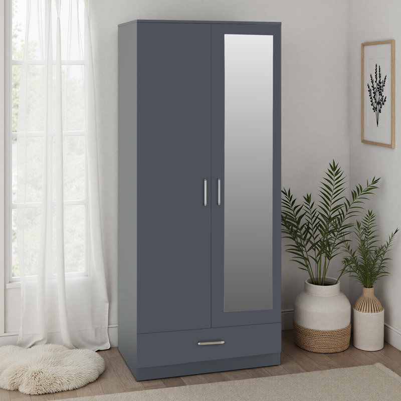Tarves Wardrobe, Dark Grey