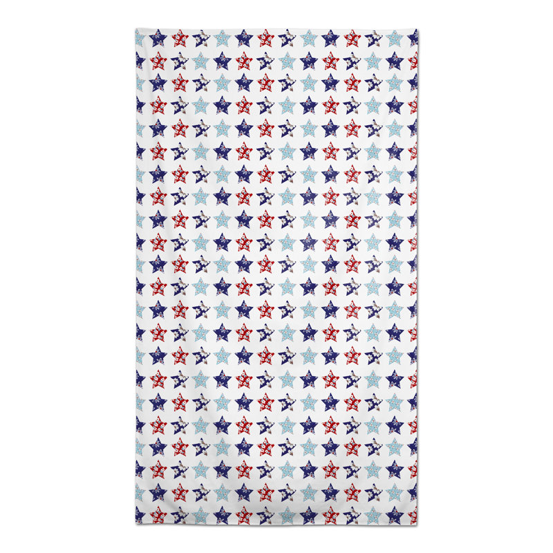 Nappe en coton Independence Day, 102 po x 58 po