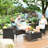 Rayna 4 - Person Patio Conversation Sets with Cushions-2011402699