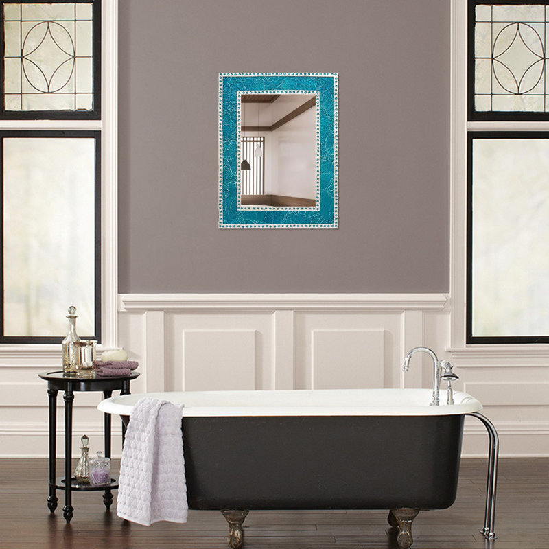 Dederang Wall Mirror, Turquoise