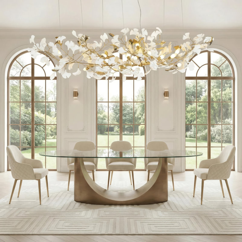 1 - Light Chandelier, 79"