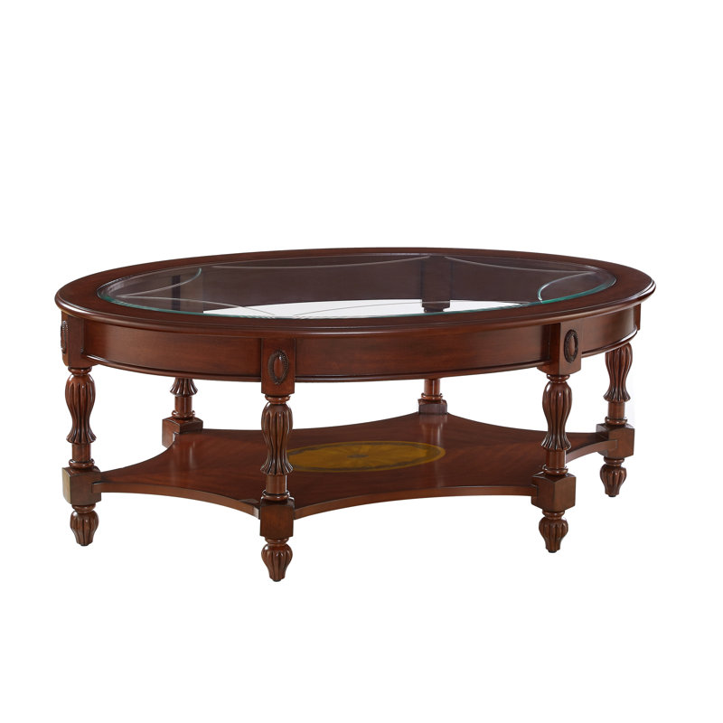 Samime Glass Top Single Coffee Table