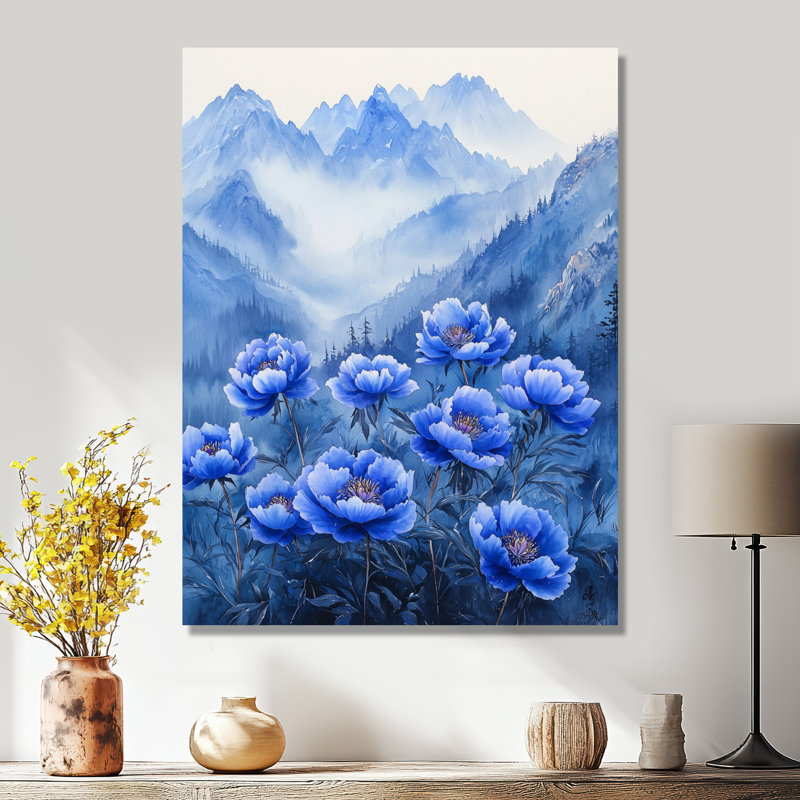 Bartley - Floral Wall Art, Ne s'applique pas, H 40 po x l 30 po, Toile tendue