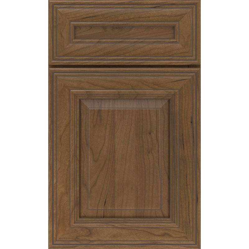 Dwelling Revely Door Sample, Carob w/Stone Glaze, Cerisier