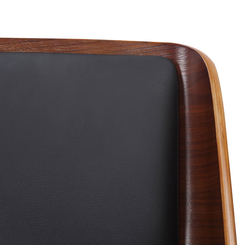 Chaise d'appoint Mid-Century, Black