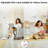Loudean 72.8' Dimmable LED Floor Lamp with Remote Control, Adjustable Reading Floor Lamp-371520422