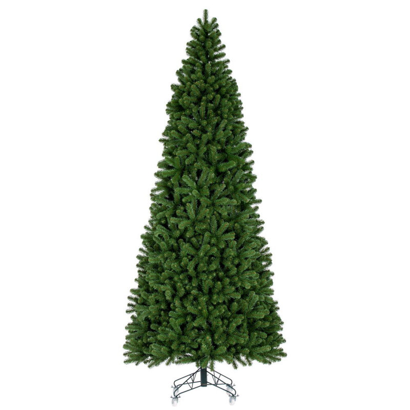 Vickerman Deluxe Sequoia Pine Artificial Slim Unlit Christmas Tree., 10'