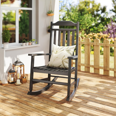 Chaise berçante d'extérieur, chaise berçante toutes saisons