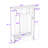 Hall Tree with Storage Bench, Cabinets, Drawers and Hooks-129936765