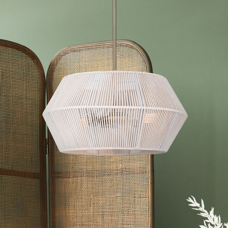 Lustre tambour 1 lumière Mohema