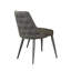 Ensemble de 2 chaises de salle à manger rembourrées en microfibre