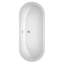 Baignoire de trempage autoportante en acrylique 72 po. X 31 po. Soho-784378725