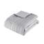 Ensemble d'édredon jacquard 3 pièces avec bourre hypoallergénique et gris-122502183
