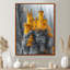 Décoration murale château fort en montagne III - Châteaux-661563199-661563197