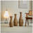 3-Piece Elegant Beige Artificial Rattan Floor Vase for Living Room, Entrance, or Hallway - Versatile Home Decoration for Dry or Silk Flowers
