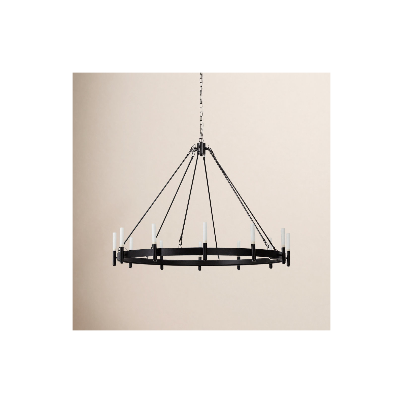 Bryden 12 - Light Dimmable Chandelier, Matte Black