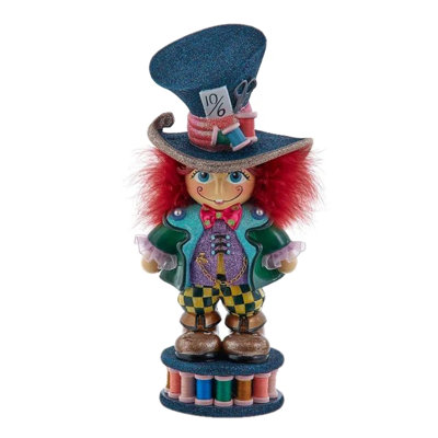 Casse-noisette en résine Kurt Adler, Mad Hatter, 13 po