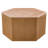 Honey hexagonal coffee table
