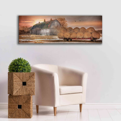 «Sunset on the Far» par Lori Deiter, art mural sur toile