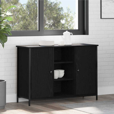 Sideboard 100X35x70 Cm Engineered Wood And Steel