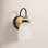 Arold Single Light Glass Dimmable Armed Sconce