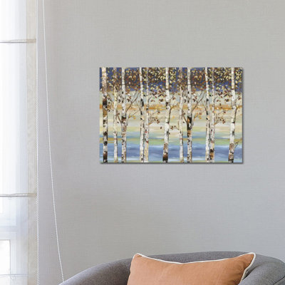 Reproduction d’art, "Dark Birch III" par Allison Pearce
