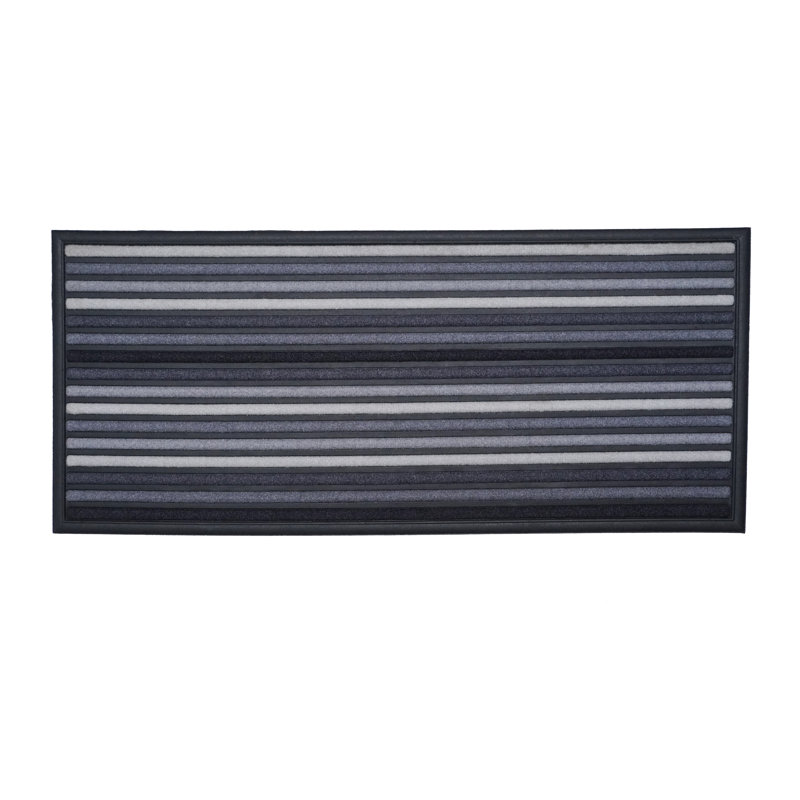 Tapis d'entrée extérieur antidérapant Chester Weave, L 18 po x L 39 po