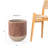 Handmade Flora Round Indoor / Outdoor Metal Planters in Textured Clay Finish with drainage-156488438