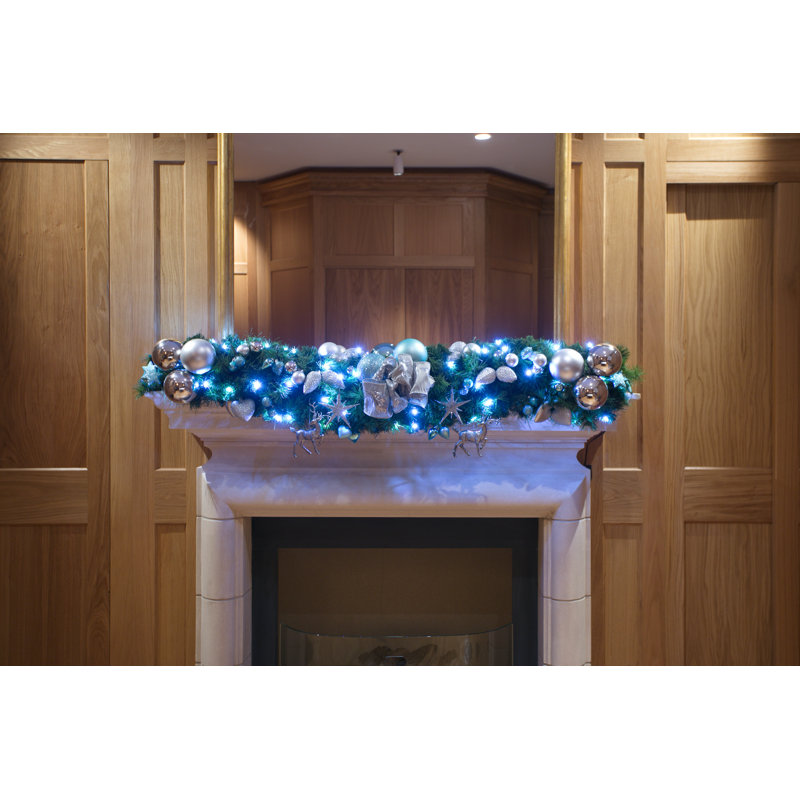 135cm Lighted Faux Pine Garland with Lights
