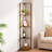 Carrye 64'' LED Dimmable Cornor Floor Lamp with Shelves-959299280