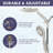 Dual Shower Heads With Handheld Spray Combo-119687979