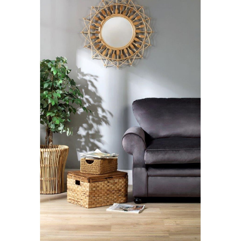 Canon Wood Wall Mirror, Natural