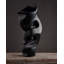 Sculpture en marbre noir Roland