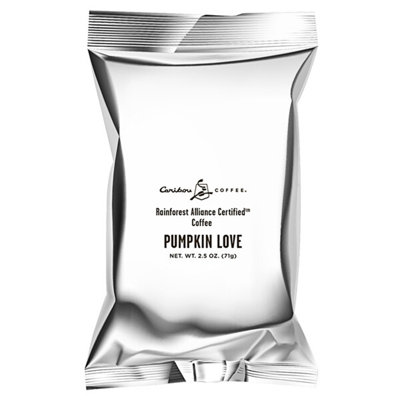 Caribou Coffee 2 .5 Oz . Pumpkin Love FLavored Coffee Packet - WS-110CCPUMPKIN