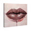 Lux Kiss Mauve Canvas Fashion Print by Oliver Gal-294339146-510473238