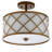 Wachter Fabric Semi Flush Mount-32866983