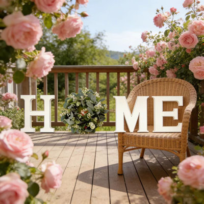 Wooden Decorative Hanging Letters