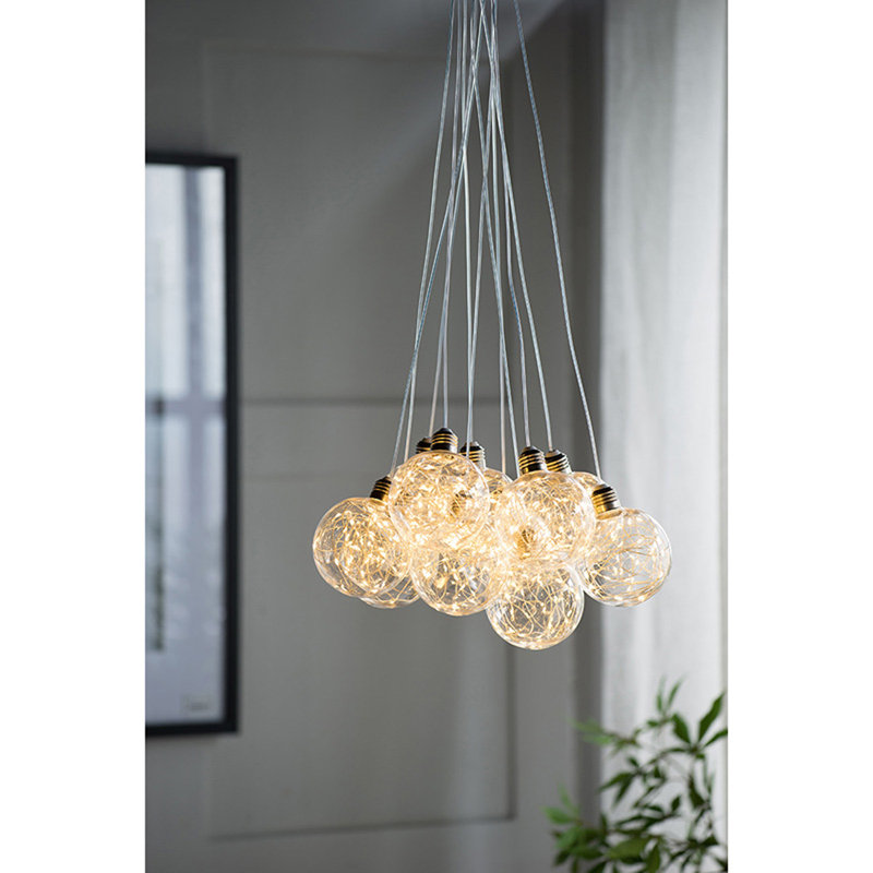 Isander 18 - Light LED Cluster Pendant, 41" H x 21.5" W x 18" D
