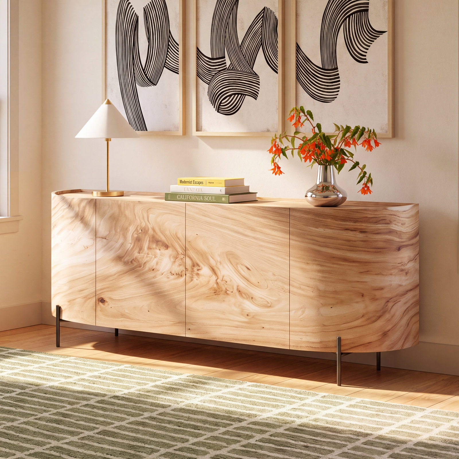 Dullingham 77'' Sideboard, Gold