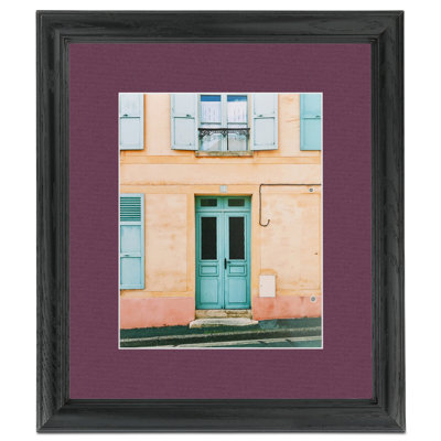 Wood Matte Picture Frame with Mat
