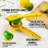 Zulay Kitchen Metal Lemon Squeezer Citrus Juicer Manual Press for Extracting the Most Juice-40822177