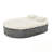 Chaise Lounge with Cushions and Pillows-1752027667
