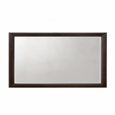 Rectangular Wood Framed Wall Mirror